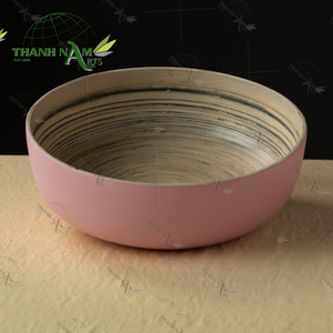 Tazón de sopa de bambú clásico hecho a mano, técnica personalizada para servir en ensalada, sopa, uso en la cocina - Product Image 3