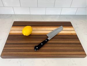 เขียงไม้อะคาเซียธรรมชาติเป็นมิตรกับสิ่งแวดล้อมพร้อมดีไซน์ทันสมัยสำหรับใช้ในครัวนำเข้าจากอินเดีย - Product Image 3