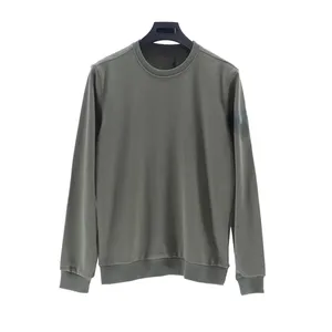 Sweat-shirt décontracté pour homme, col rond, coupe ample, 100 % coton écologique, avec impression numérique, anti-plis et personnalisable - Product Image 1