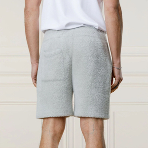 Shorts en mohair de luxe pour hommes, mélange de laine douce, léger, respirant, vêtements décontractés d'été pour les acheteurs en gros - Product Image 2