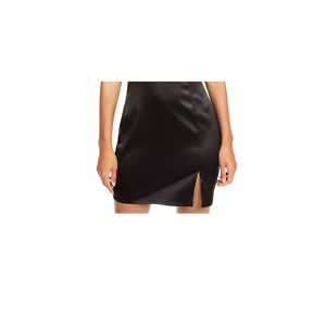 ชุดเดรสผ้าซาตินปักเลื่อมรูปหัวใจสีดำแบบไหล่เดียว ไซส์ 5 ยาวถึงพื้น เหมาะสำหรับงานเลี้ยงตอนเย็น - Product Image 3