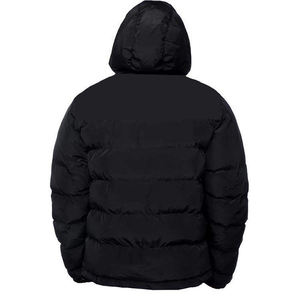 2025 hiver vente en gros personnalisé garder au chaud hiver capuche bouffantes vestes grande taille à capuche manteau hommes bouffant veste - Product Image 5