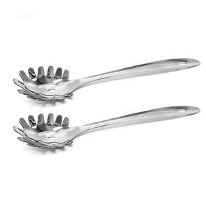 ช้อนสปาเก็ตตี้สแตนเลส 100% ดีไซน์ทันสมัย & อุปกรณ์ครัวสำหรับเสิร์ฟอาหาร ช้อนทำอาหารสำหรับเสิร์ฟสปาเก็ตตี้ - Product Image 2