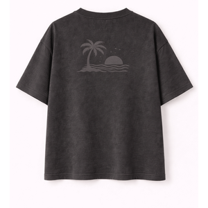 เสื้อยืดคอตตอนยูนิเซ็กซ์ทรงโอเวอร์ไซส์ แขนสั้น สวมใส่สบาย ระบายอากาศได้ดี ผ้าคอตตอน 100% เรียบง่าย ใส่ได้ทุกวัน เหมาะกับฤดูร้อน สไตล์สตรีทแวร์ - Product Image 2