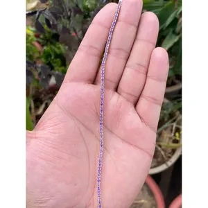 14k <b>Gold</b> Amethyst Tennis Bracelet Fashionable Tennis Bracelets with Amethyst Gemstone - Product Image 2