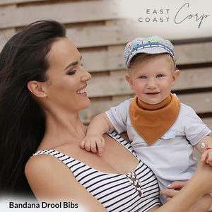 Baberos Bandana 100% Algodón Antibacterianos Ecológicos Unisex para Bebé, Juego de Baberos con Cierre de Botón a Presión para Niños y Niñas, Varios Modelos - Product Image 2