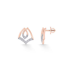 ต่างหูเพชรทรงสปาร์ค โซลสทิซ - Product Image 5