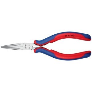 Alicates de agarre para electrónica KNIPEX, 145 mm de longitud total, mandíbulas planas y redondas, forma 6, mangos multicomponentes para pesca - Product Image 4