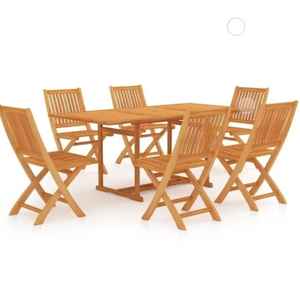 Ensemble de salle à manger Teak Garden Hotel, ensemble Teak Garden, mobilier d'extérieur de luxe - Product Image 1