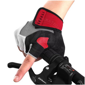 Gants de cyclisme sportifs uniques en cuir demi-doigts, légers, respirants, résistants à l'usure, unisexe, qualité supérieure, vente en ligne - Product Image 5