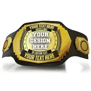 Cinturón de Campeonato de Lucha Libre Personalizado, Ligero, en Oferta, Diseño Personalizado - Product Image 3