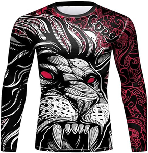 BJJ muay Thai bjitsu เสื้อแขนยาวระบายอากาศได้ดีแห้งเร็ว - Product Image 6