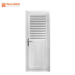 Realgres Australia Marco de aluminio Persiana de vidrio Ventana Exterior Persianas decorativas Ventilación Puerta abatible para casa - Product Image 4