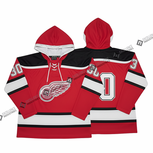 Buy Wholesale Custom Lightweight Quick Dry <b>Pullover</b> Hockey Hoodies Sublimation Printed Polyester Ice Hockey Wear - Product Image 3