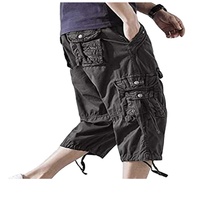 Shorts cargo en toile de coton extensible écologique de haute qualité, coupe moderne, conçus pour une utilisation quotidienne masculine, pour les activités de plein air, les voyages et la ville.