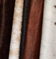 Cuir de qualité supérieure pour cheveux sur peau véritable finition naturelle pleine fleur pour accessoires de décoration de rembourrage en gros plusieurs couleurs