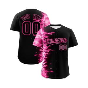 Camiseta de Béisbol Personalizada para Hombre 2026, Logotipo Bordado, Números/Nombres del Equipo, Transpirable, 100% Poliéster - Product Image 3