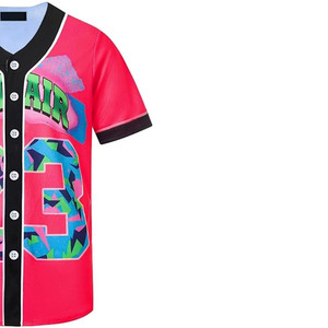 Venta al por mayor pedidos a granel disponibles camisetas de béisbol de poliéster transpirable personalizadas para mujer uniformes deportivos impresos estilo conjunto OEM/ODM - Product Image 2