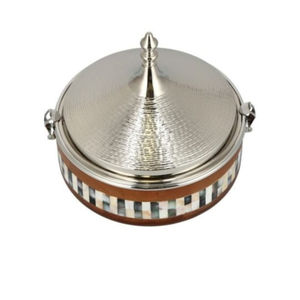 Servidor de alimentos pintado a mano, olla caliente para decoración de Ramadán, servidor de alimentos redondo de primera calidad, plato de cazuela en el precio más barato - Product Image 6