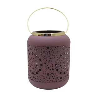 Modern Design Iron Decorative <b>Candle</b> Stand High Quality <b>Orange</b> Color Table Lantern for Home & Wedding Decor for Christmas - Product Image 3