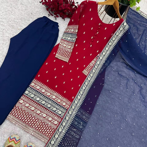 ชุดแต่งกายสำหรับนักออกแบบงานปาร์ตี้แต่งท่อนล่างใหม่พร้อมชุดเย็บปักลายแบบหนา - Product Image 1