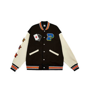 Chaqueta Letterman Resistente al Viento para Hombre, Estilo Moderno, Ropa de Moda Urbana - Product Image 6