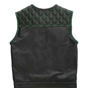 Nouveauté Gilet en cuir véritable durable pour homme Respirant Séchage rapide Service OEM personnalisable Style de rue pour l'hiver - Product Image 3