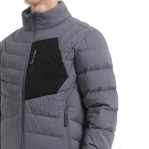 Chaqueta acolchada de color personalizado OEM para hombre, corte ajustado, lisa, diseño nuevo, chaqueta acolchada para hombre - Product Image 5