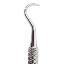 Grue dentaire Kaplan détartreur greffage lame incurvée Double extrémité Instruments d'implant chirurgical - Product Image 4