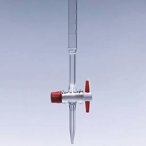 Bureta de Vidrio de Laboratorio de Borosilicato 3.3 de 25 ml, Clase B, con Orificio Recto y Llave de PTFE para Fines de Investigación, al Mejor Precio - Product Image 1