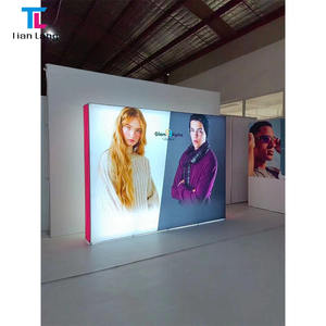 Cabina de exposición portátil para Feria Comercial Grande, caja LED SEG plegable emergente, montaje rápido para eventos de Hotel, Fondo de pared de firma - Product Image 1