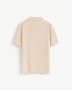 Camisa de manga corta con estampado de punto para hombre, ajustada, transpirable, poliéster, algodón, suave, cómoda, suave, para la piel, rutina de Vietnam - Product Image 6