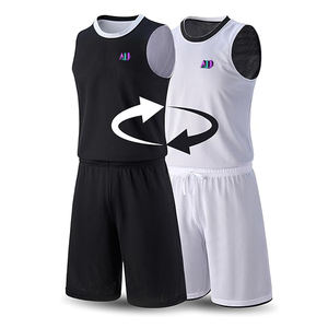 Uniforme de basketball personnalisé, grande taille, léger, pour entraînement et compétition adulte, tissu respirant et anti-humidité - Product Image 1