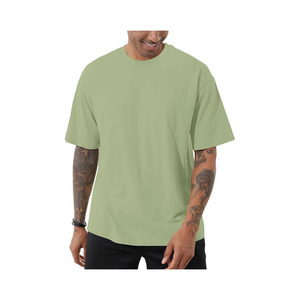 Camiseta extragrande a la moda para hombre, camisetas atléticas de cuello redondo, Camiseta básica de algodón de manga corta Premium suave informal - Product Image 1