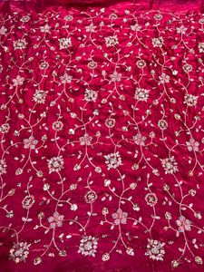 Tela de Encaje Georgette con Bordado Floral de Lujo Personalizado, Antiestática, Transpirable, de Peso Medio para Vestidos de Novia - Product Image 2