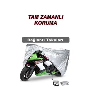 Piaggio Mp3 500 cioè Business Abs borsa posteriore compatibile copertura in tela motore 4 stagione protezione grigio