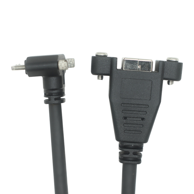 Customized with Dual Screws USB AF to with Dual Screws Micro USB 3.0 Cable for Camera