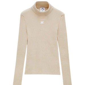 Sweat-shirt en molleton de coton épais personnalisé de haute qualité pour femmes sweat-shirt brodé à col montant et à épaules tombantes - Product Image 5