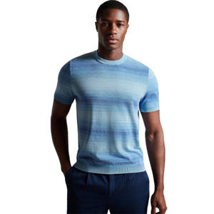 Vente en gros de chemises décontractées imprimées en coton pour hommes, manches courtes, boutonnées, à la mode, haut de gamme, fournisseur en vrac OEM - Product Image 1