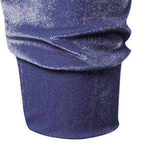 Pull à capuche en velours personnalisé, tissu doux et brillant, manches longues, coupe ajustée, respirant, sweat à capuche en velours d'hiver élégant pour hommes - Product Image 6