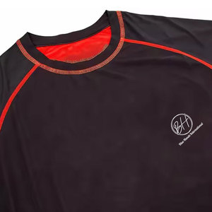 Camiseta de compresión para hombre con logo personalizado impreso, ajuste holgado, mejor precio, bajo MOQ, alta calidad. - Product Image 6