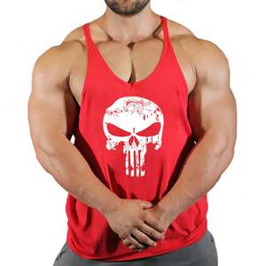 Summer Men Bodybuilding Sleeveless Tops Workout Fitness Vest Men New Fashion Camo Tank Tops Oversize Casual Singlets - Product Image 1