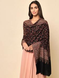 Châle de style vintage pour femmes personnalisées, laine de cachemire de haute qualité, différentes tailles disponibles, tarif de gros pour les musulmans département - Product Image 2