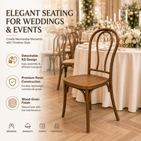 Chaises en résine plastique courbées pour événements, vente en gros, durables, empilables, pour banquets, dîners, fêtes, hôtels, mariages