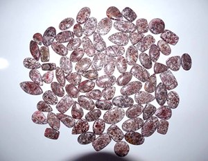 Piedra preciosa suelta de jaspe de piel de leopardo Natural de alta calidad de cuarzo de cabujón de varios tamaños para la fabricación de joyas - Product Image 1