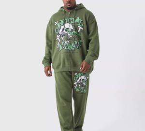 Les hommes portent des survêtements bonne qualité en gros Gym Fitness sweat-shirt et survêtement coton polaire hommes portent des survêtements - Product Image 1