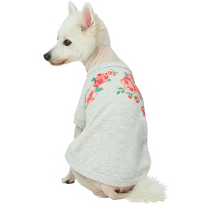 เสื้อฮู้ดดี้ลายดอกไม้สำหรับสุนัข Blueberry Pet Blooming Rose/ Blueberry Pet Blooming Rose Floral Dog Hoodie - ขายส่ง - Product Image 2