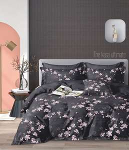 Juego de Ropa de Cama de Microfibra de 3 Piezas, Tamaño Queen, Diseño Floral Moderno, Súper Suave y Duradero, 1 Sábana + 2 Fundas de Almohada, para Toda Temporada - Product Image 4
