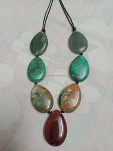 งานฝีมือธรรมชาติ สร้อยคออะคริลิกคุณภาพสูง รูปทรงไม่สมมาตร สไตล์ฮิปฮอป โซ่หนา สร้อยคอคู่รัก เรซิ่น & งานฝีมือธรรมชาติ - Product Image 2