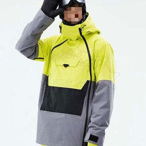Chaqueta de Esquí con Capucha Cómoda, con Logotipo Frontal, Diseño Transpirable Ecológico, Forro Interior Suave, Ropa de Nieve Unisex para Invierno - Product Image 2